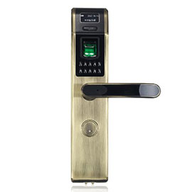 e控指纹锁 电子密码锁直板防盗刷卡锁