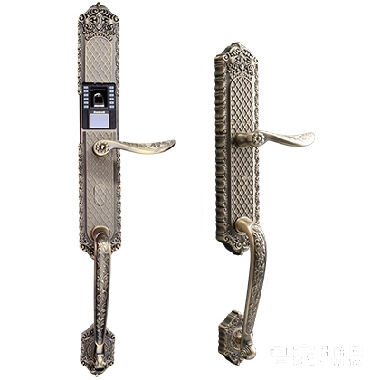 施肯洛克唯系列指纹锁/密码锁、滑盖、24K金、锌合金面板S-1587K