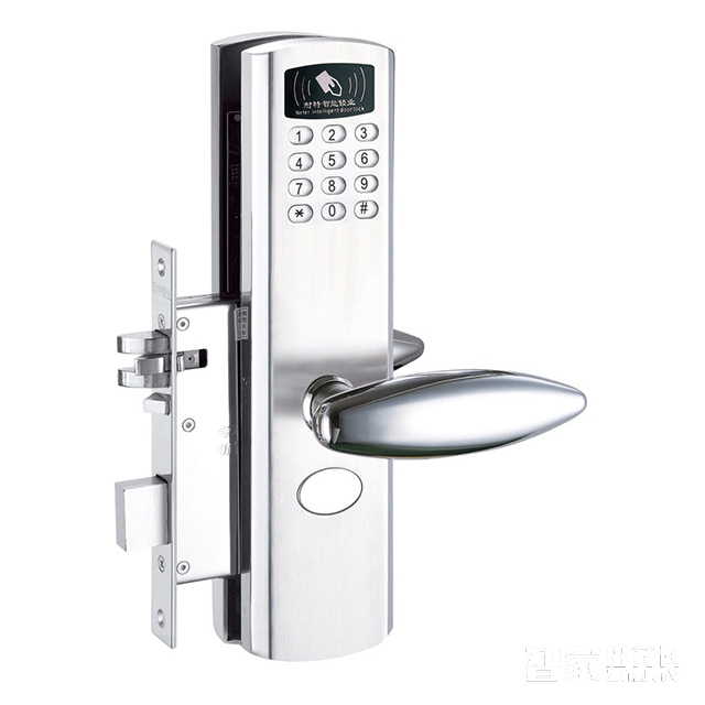 耐特指纹锁 数字门锁 拥有语音功能/密码刷卡