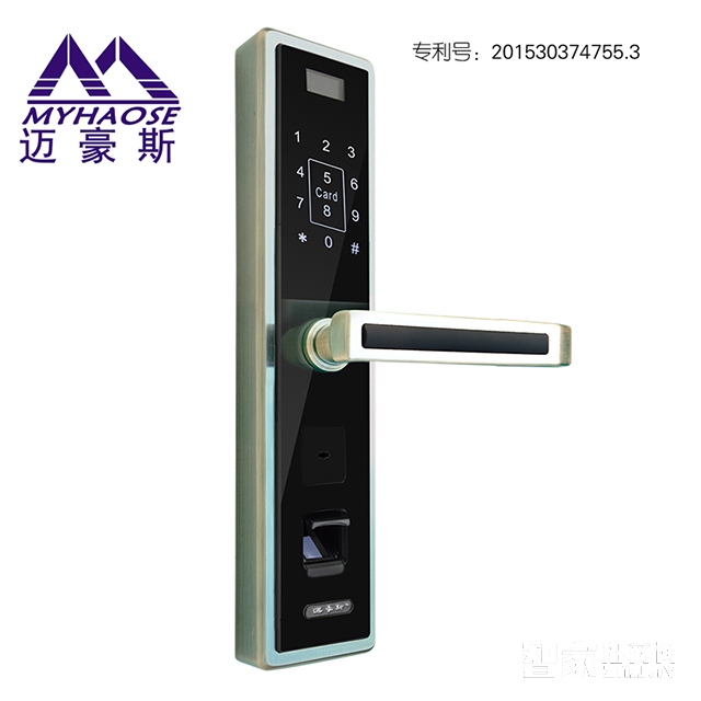 灵宝公寓电子密码锁 多种开锁方式 感应磁卡锁