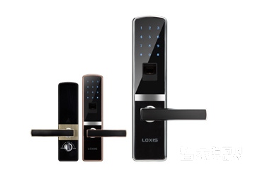 LOXIS乐喜指纹锁/密码锁/刷卡锁/组合开锁、直板、红古铜明睿M110