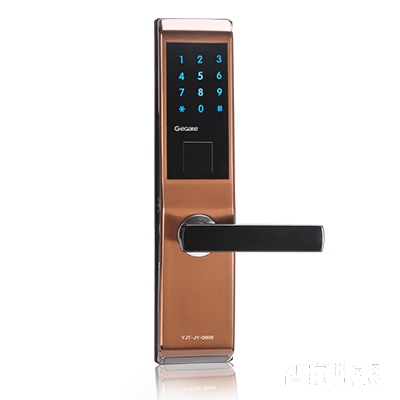 易捷特指纹锁D009 不锈钢静音自动智能指纹锁密码锁
