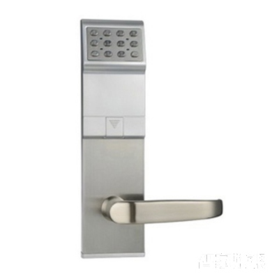 龙兄弟有源电子锁智能刷卡锁密码锁遥控锁直板银色A2928主图
