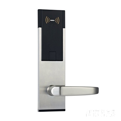 龙兄弟有源电子锁智能酒店门锁RF刷卡锁304不锈钢A0927主图