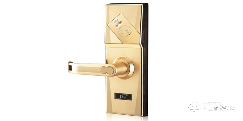 第吉尔指纹锁 6600-75酒店智能刷卡锁不锈钢锁