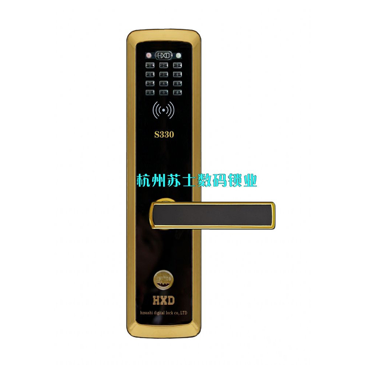 华夏盾智能锁 S330-CPM不锈钢数码遥控锁