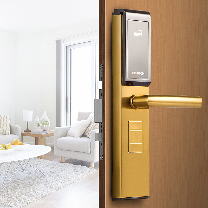 必达智能锁 G5家用感应密码锁不锈钢门防盗门锁