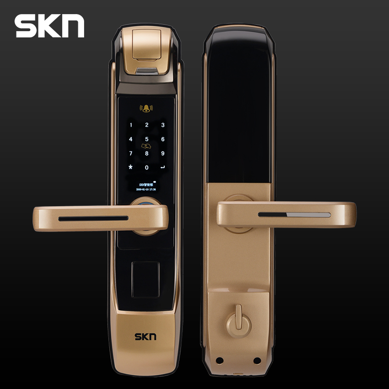 skn智能锁 A7家用防盗门密码锁电子锁