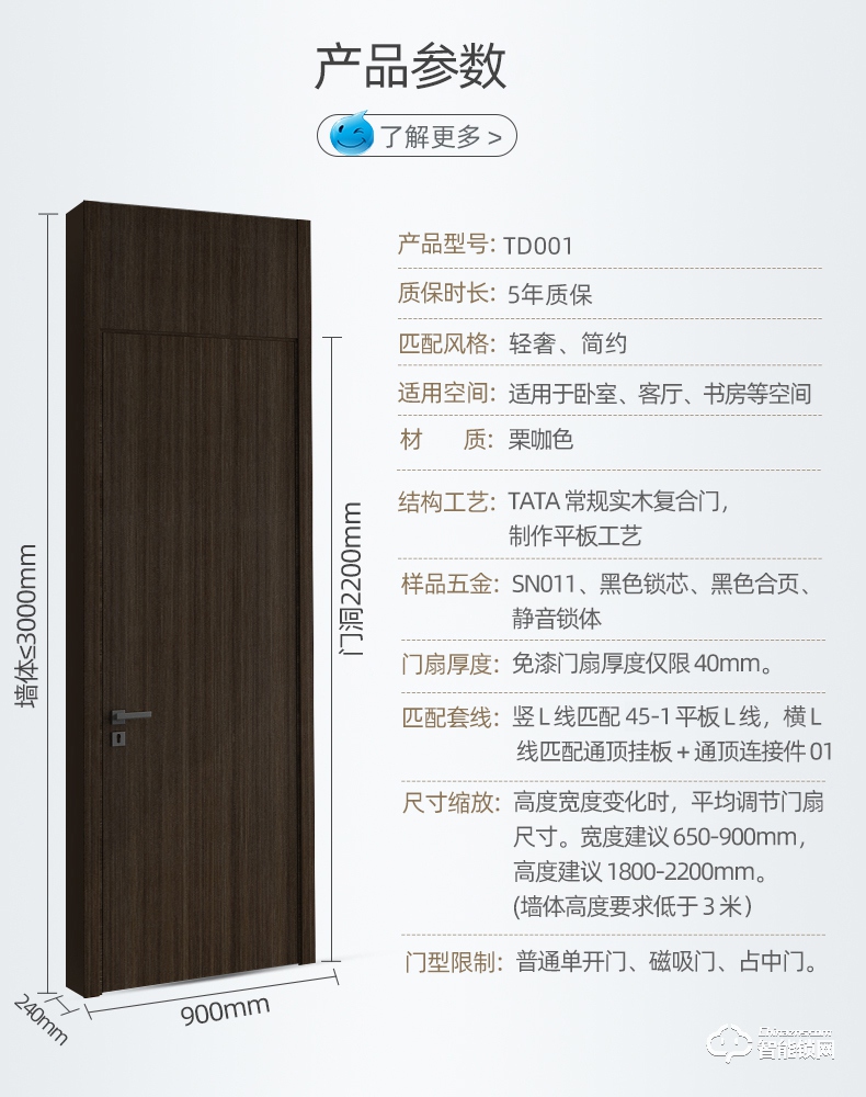 TATA智能门 简约室内门家用实木复合门.jpg