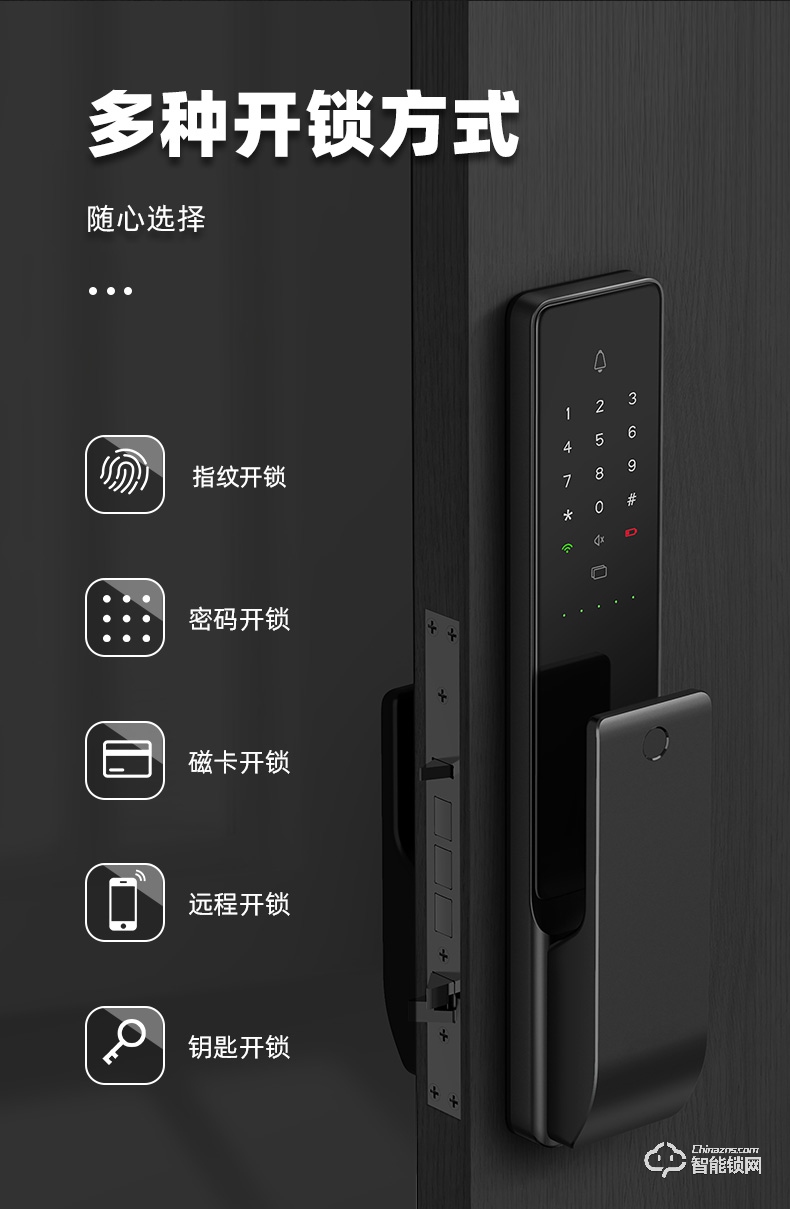 汇泰龙智能锁 V3推拉式家用防盗门密码智能锁.jpg