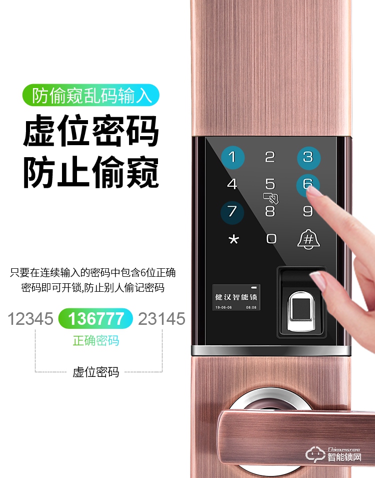 健汉智能锁 V9家用智能密码锁防盗门电子门锁.jpg