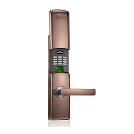 奥米斯指纹锁家用智能门锁具有防盗报警功能、具有自动电子感应锁定系统